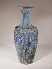 Tall Neck Vase Blue Magic #510