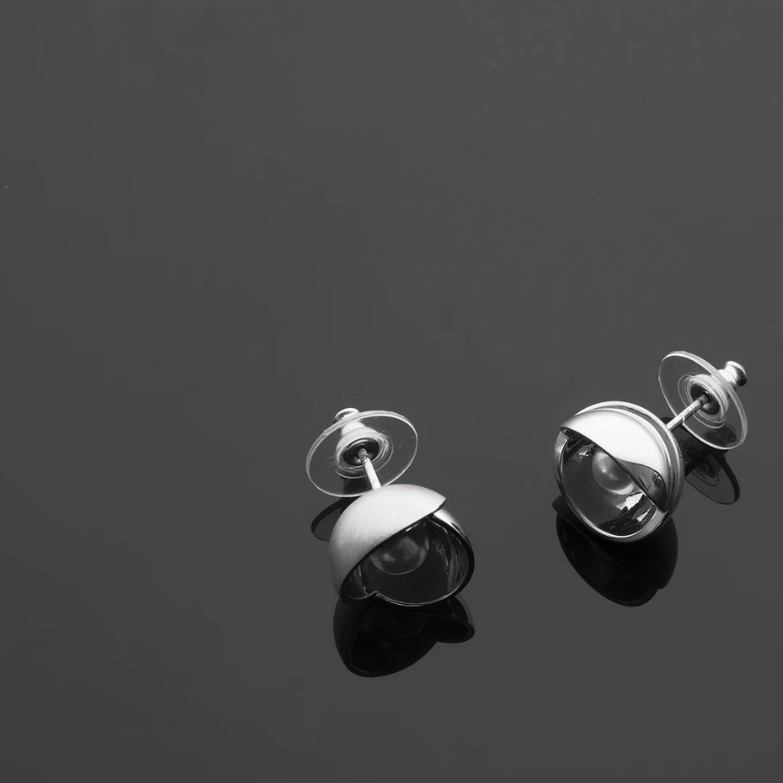 Finely-crafted Petal Series Earrings by HK+NP Studio at The Avenue Gallery, a contemporary fine art gallery in Victoria, British Columbia, Canada.