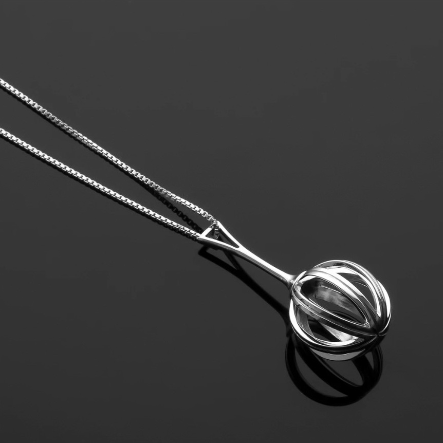 Finely-crafted Sterling Silver Q Series Pendant by HK+NP Studio at The Avenue Gallery, a contemporary fine art gallery in Victoria, British Columbia, Canada.
