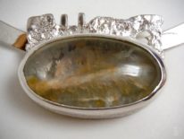 Wide Neck Collar Pendant by Andrea Russell