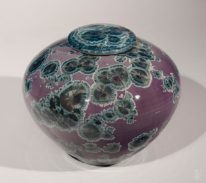 Purple Lidded Vessel #243
