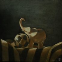 Bessie with her Best Ball