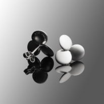 Clover Earrings by HK+NP Studio at The Avenue Gallery, a contemporary fine art gallery in Victoria, BC, Canada.