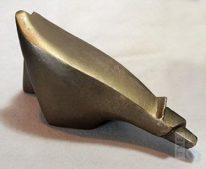 Bronze sculpture, Gone for a Walk (edition 3 of 7), by Pavel Barta at The Avenue Gallery, a contemporary fine art gallery in Victoria, BC, Canada.