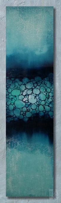 Acrylic on glass painting, The Way In, by Gordon Scott at The Avenue Gallery, a contemporary fine art gallery in Victoria, British Columbia, Canada.