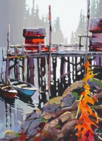 Evening Boat by Bi Yuan Cheng