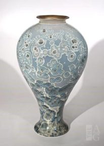 Tall Vase, Blue Magic #723 by Bill Boyd