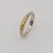 Unique Wrap ring by jeweller Andrea Roberts at The Avenue Gallery, a contemporary fine art gallery in Victoria, British Columbia, Canada.