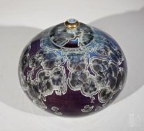 Lidded Bulb, Purple #753 by Bill Boyd