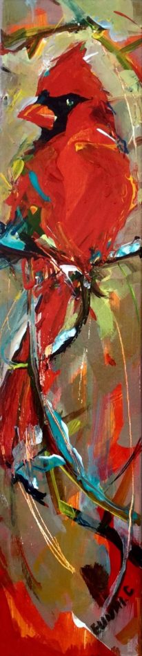 Red Cardinal by Eunmi Conacher