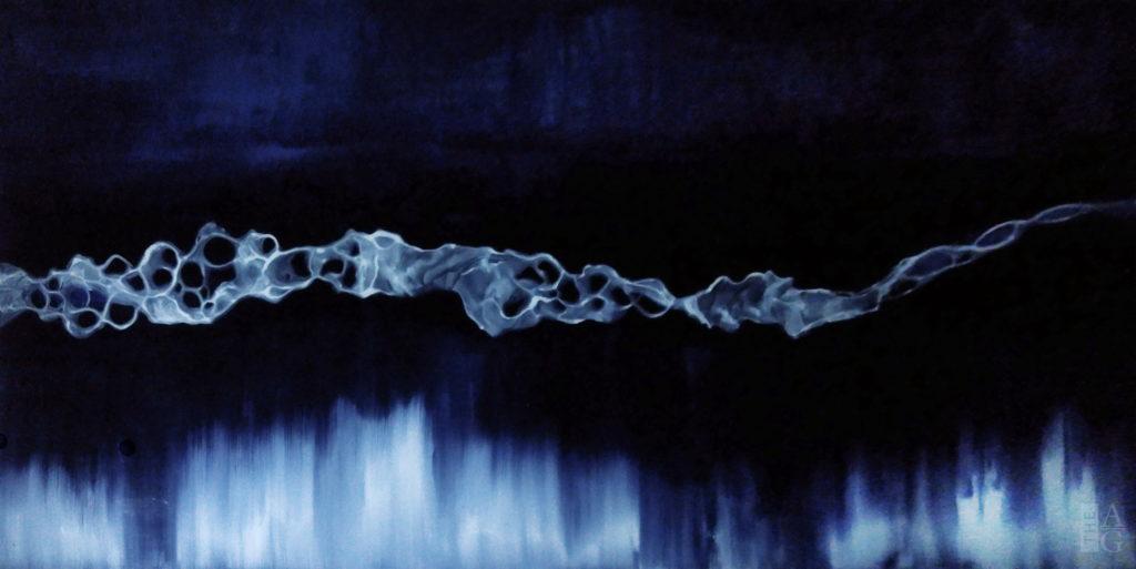 Midnight Indigo by artist Gordon Scott at The Avenue Gallery, a contemporary fine art gallery in Victoria, BC