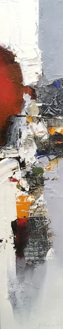 Abstract painting, Winter Sonata by Hyun Jou-Lee at The Avenue Gallery, a contemporary fine art gallery in Victoria, BC, Canada.