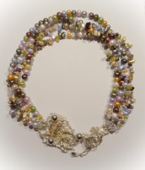 Confetti Pearl Necklace by Barbara Adams at The Avenue Gallery, a contemporary fine art gallery in Victoria, BC, Canada.