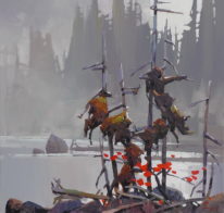 West coast painting, Coast Remember by Bi Yuan Cheng at The Avenue Gallery, a contemporary fine art gallery in Victoria, BC, Canada.