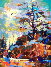 Windy In The West by Eunmi Conacher at The Avenue Gallery, a contemporary fine art gallery in Victoria, BC, Canada.