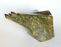 Soapstone sculpture, Dreamer by Pavel Barta, at The Avenue Gallery, a contemporary fine art gallery in Victoria, BC, Canada.