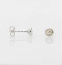 Polished SpaceDot Earrings by Dorothée Rosen at The Avenue Gallery, a contemporary fine art gallery in Victoria, BC, Canada.