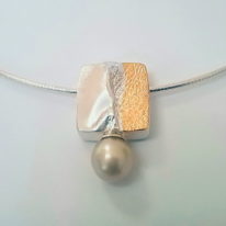 Fold Necklace by Andrea Roberts at The Avenue Gallery, a contemporary fine art gallery in Victoria, BC, Canada.