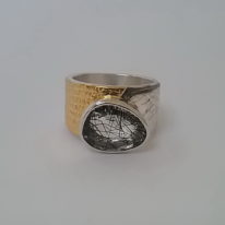 Midnight Blues Ring by Andrea Roberts at The Avenue Gallery, a contemporary fine art gallery in Victoria, BC, Canada.