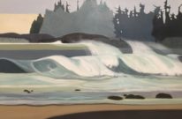 September Surf by Lorna Dockstader at The Avenue Gallery, a contemporary fine art gallery in Victoria, BC, Canada.