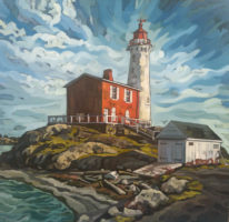 Fisgard Lighthouse by Mary-Jean Butler at The Avenue Gallery, a contemporary fine art gallery in Victoria, BC, Canada
