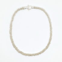 20" ShikShok Necklace Sterling and fine silver by MichaudMichaud Design at The Avenue Gallery, a contemporary fine art gallery in Victoria, BC, Canada.