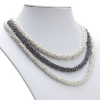 Oxidized ShikShock Necklace by MichaudMichaud Design at The Avenue Gallery, a contemporary fine art gallery in Victoria, BC, Canada.