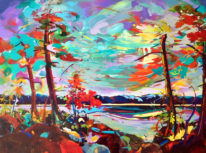 The Bluffs by Eunmi Conacher at The Avenue Gallery, a contemporary fine art gallery in Victoria, BC, Canada.