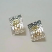 City Square Earrings by Andrea Roberts at The Avenue Gallery, a contemporary fine art gallery in Victoria, BC, Canada.
