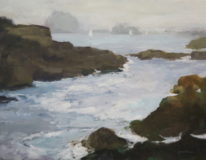 Sailing In Barkley Sound by Maria Josenhans at The Avenue Gallery, a contemporary fine art gallery in Victoria, BC, Canada.