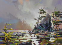 As the Sun Set by Bi Yuan Cheng at The Avenue Gallery, a contemporary fine art gallery in Victoria, BC, Canada.