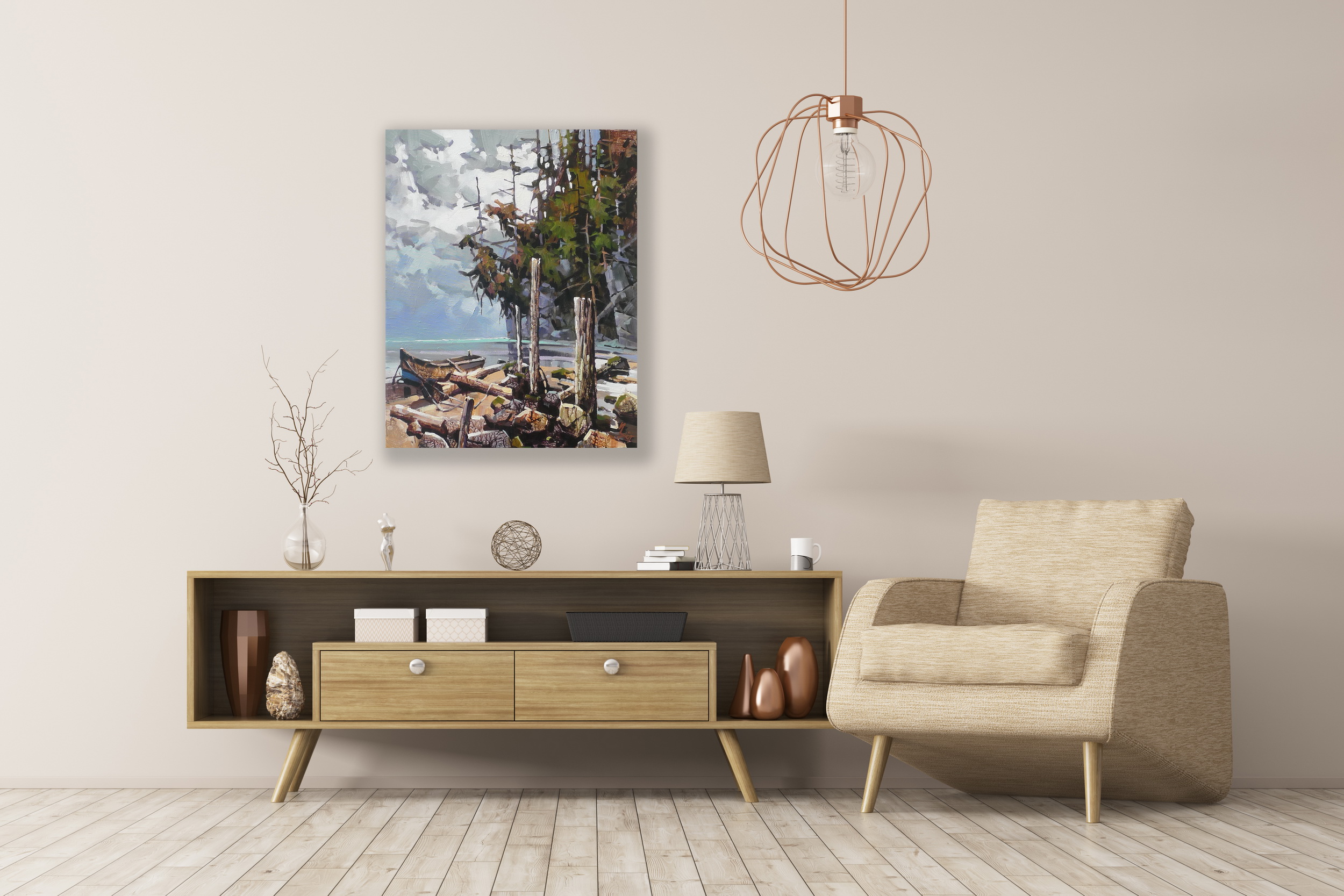 North Coast by Bi Yuan Cheng at The Avenue Gallery, a contemporary fine art gallery in Victoria, BC, Canada.