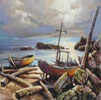 After Storm by Bi Yuan Cheng at The Avenue Gallery, a contemporary fine art gallery in Victoria, BC, Canada.