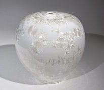 Crystalline Glaze Pearl & Gold Bulb by Bill Boyd at The Avenue Gallery, a contemporary fine art gallery in Victoria, BC, Canada.