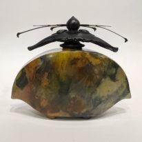 Large Slab Vase with Top by Geoff Searle at The Avenue Gallery, a contemporary fine art gallery in Victoria, BC, Canada.