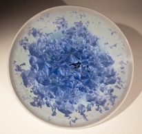 Blue & Gold Bowl 15.5 inch by Bill Boyd at The Avenue Gallery, a contemporary fine art gallery in Victoria, BC, Canada.