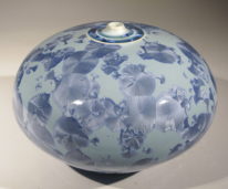 Blue Bulb #418 by Bill Boyd at The Avenue Gallery, a contemporary fine art gallery in Victoria, BC, Canada.