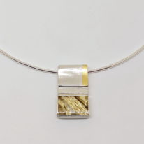 Tofino Sunrise Pendant by Andrea Roberts at The Avenue Gallery, a contemporary fine art gallery in Victoria, BC, Canada.