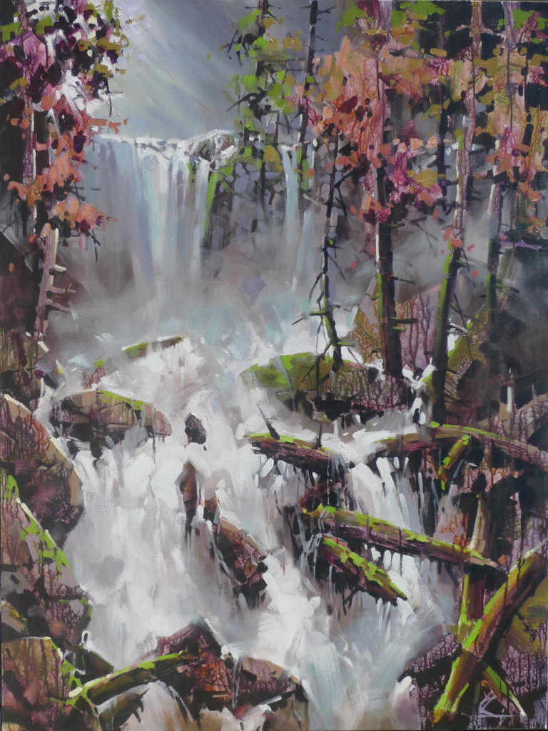 Falls Roots by Bi Yuan Cheng at The Avenue Gallery, a contemporary fine art gallery in Victoria, BC, Canada.