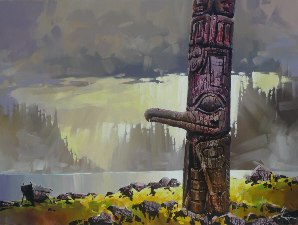 Before the Storm by Bi Yuan Cheng at The Avenue Gallery, a contemporary fine art gallery in Victoria, BC, Canada.