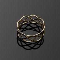 Infinity Series Ring - Vermeil (Mirror Finish) by HK+NP Studio at The Avenue Gallery, a contemporary fine art gallery in Victoria, BC, Canada.