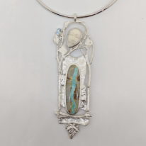 Carmenata Pendant by Andrea Russell at The Avenue Gallery, a contemporary art gallery in Victoria, BC, Canada