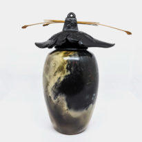 Medium Vase with Top by Geoff Searle at The Avenue Gallery, a contemporary fine art gallery in Victoria, BC, Canada