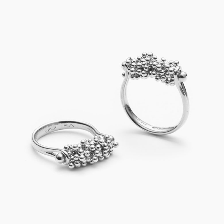 ShikShok Ring by MichaudMichaud Design at The Avenue Gallery, a contemporary fine art gallery in Victoria, BC, Canada.