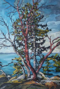 Standing Tall by Mary-Jean Butler at The Avenue Gallery, a contemporary fine art gallery in Victoria, BC, Canada.