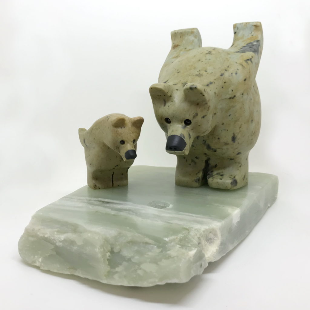 Ice Fishing Lessons by Vance Theoret at The Avenue Gallery, a contemporary fine art gallery in Victoria, BC, Canada.