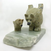 Ice Fishing Lessons by Vance Theoret at The Avenue Gallery, a contemporary fine art gallery in Victoria, BC, Canada.