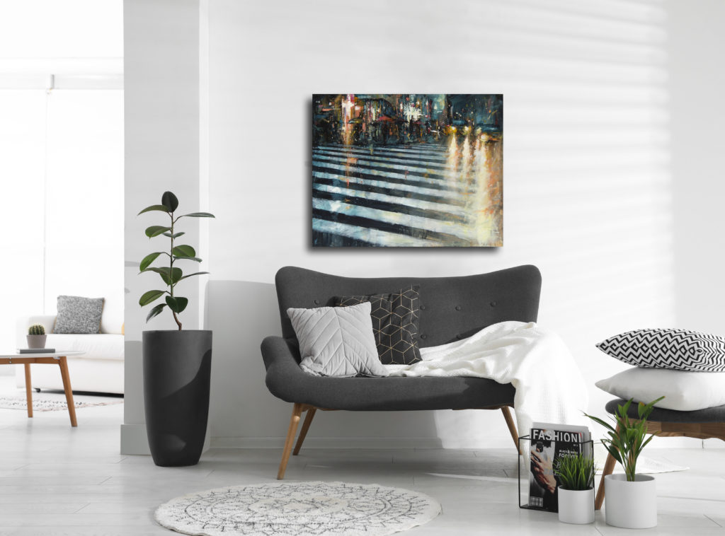 Rhythm of City by William Liao at The Avenue Gallery, a contemporary fine art gallery in Victoria, BC, Canada.