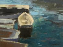 All Tied Up by Maria Josenhans at The Avenue Gallery, a contemporary fine art gallery in Victoria, BC, Canada.