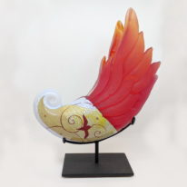 Earth, Sea & Air #67 (Red) by Naoko Takenouchi at The Avenue Gallery, a contemporary fine art gallery in Victoria, BC, Canada.